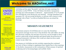 Tablet Screenshot of aaonline.net